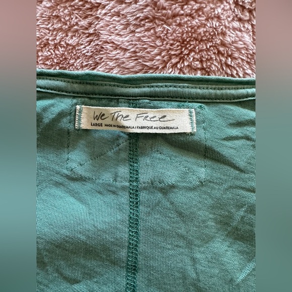 NWT FREE PEOPLE Dylan Tee / White Spruce Large - Picture 7 of 10